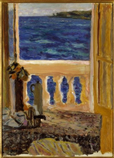 Open Window to the Sea by Pierre Bonnard